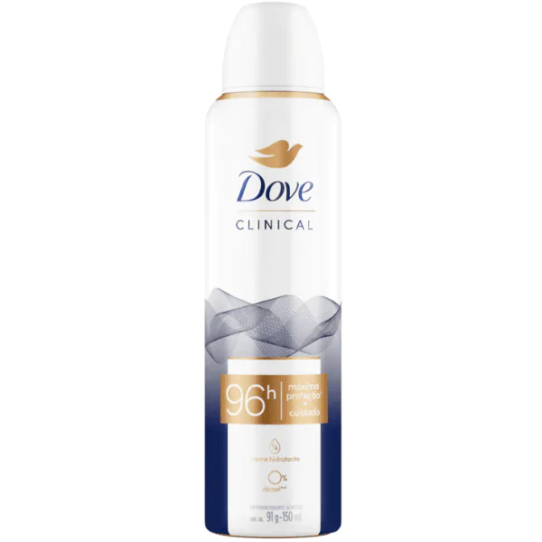 Desodorante Dove Aerossol Clinical 96h - 150ml - Imagem 1