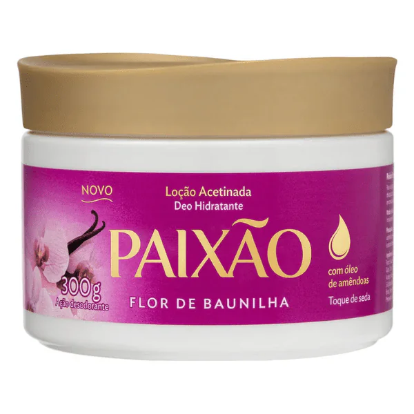 Hidratante Paixão Loção Acetinada  Flor de Baunilha - 300gr