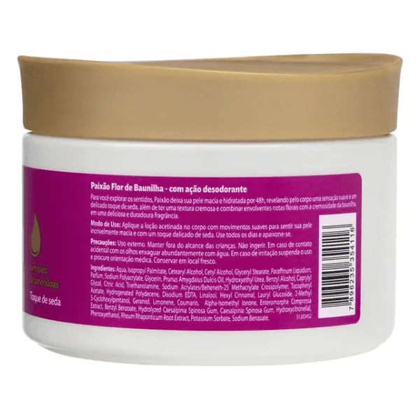 Hidratante Paixão Loção Acetinada  Flor de Baunilha - 300gr - Imagem 2