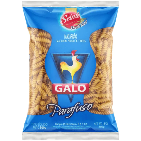 Macarrão Parafuso Galo - 500gr - Imagem 1