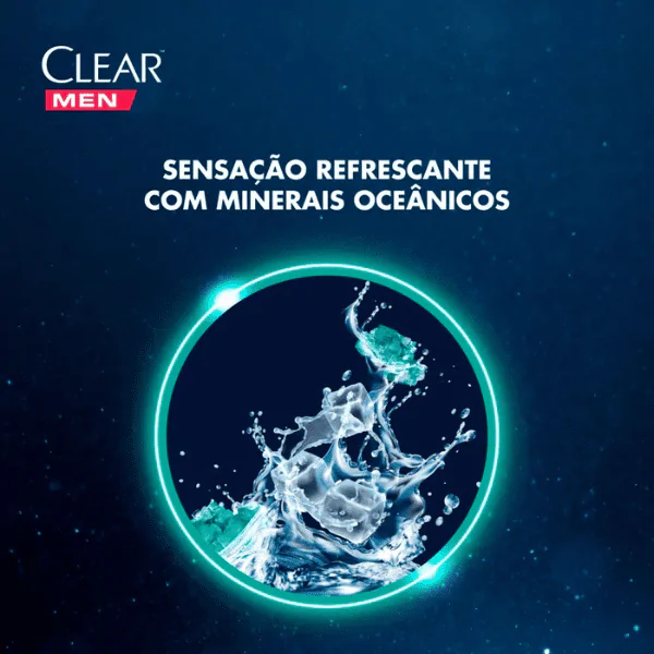 Shampoo Clear Anticaspa Limpeza Diária 2 em 1 - 400ml - Imagem 3