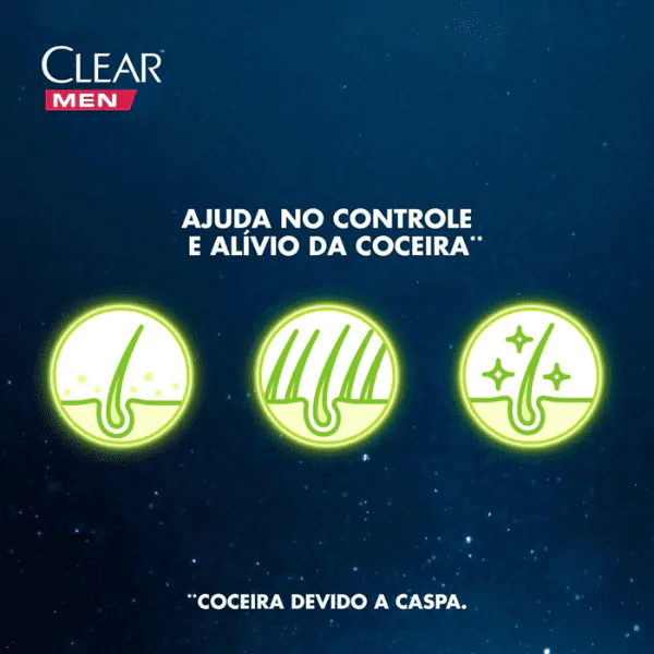 Shampoo Clear Anticaspa Limpeza Diária 2 em 1 - 400ml - Imagem 6