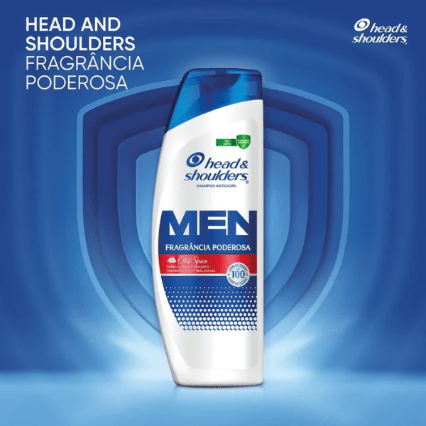 Shampoo Head Shouders Poderosa Old Spice - 400ml - Imagem 2