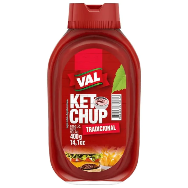 Ketchup Val Tradicional - 400gr-1 Ketchup Val Tradicional - 400gr - Imagem 1