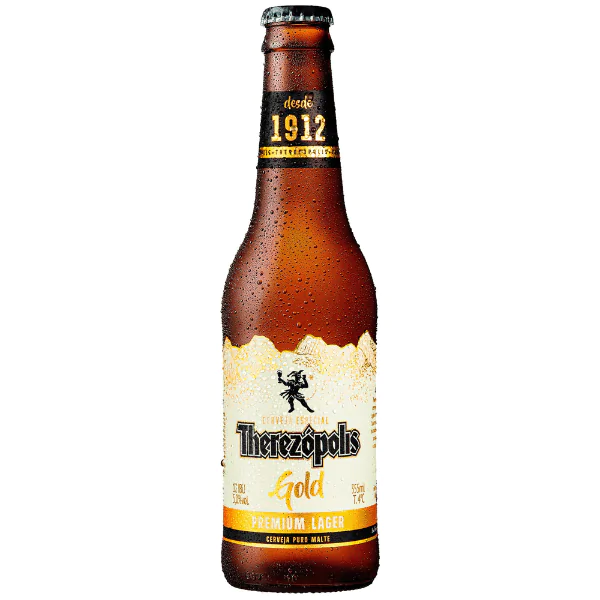 Cerveja Therezópolis Gold Long Neck - 355ml-1 Cerveja Therezópolis Gold Long Neck - 355ml - Imagem 1