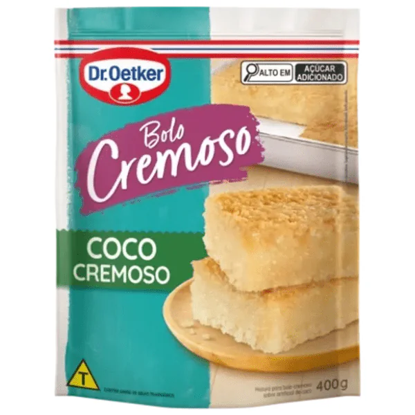 Mistura Bolo Dr Oetker Coco Cremoso - 400gr