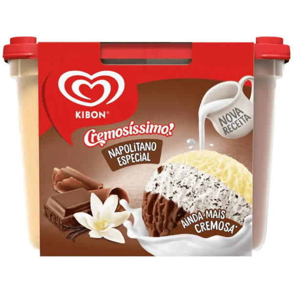 Sorvete Kibon Napolitano Especial - 2L - Imagem 1