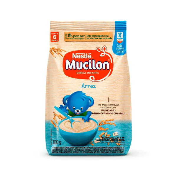 Cereal Infantil Mucilon Arroz - 180g