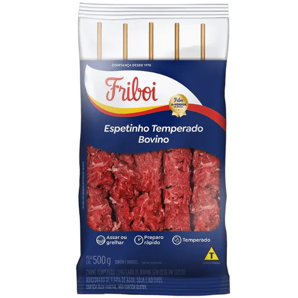 Espetinho Carne Friboi - 500gr