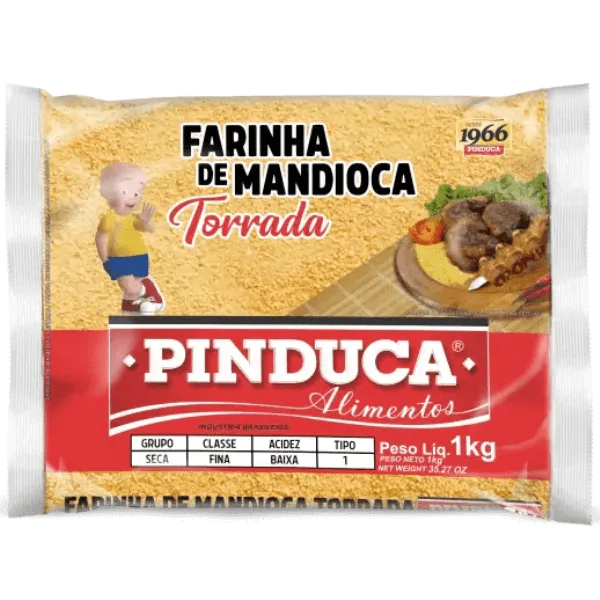 Farinha de Mandioca Torrada Pindura - 1Kg