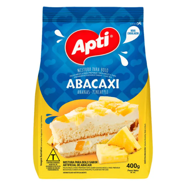 Mistura Bolo Apti Abacaxi - 400gr