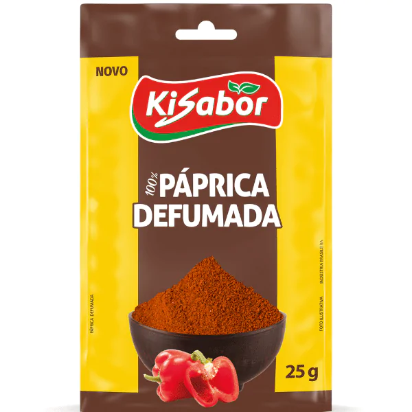 Páprica Defumada Kisabor Embalagem - 30gr - Imagem 1