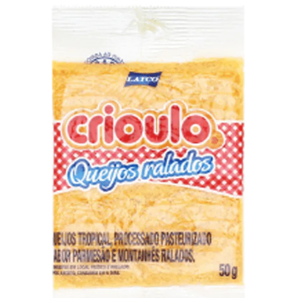 Queijo Ralado Crioulo -50gr -1 Queijo Parmesão Ralado Crioulo -50gr - Imagem 1
