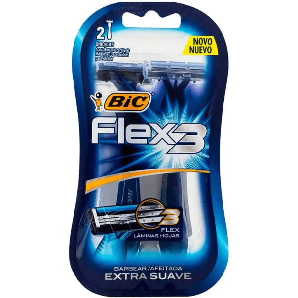 Aparelho Barbear Bic Flex - 2und - Imagem 1