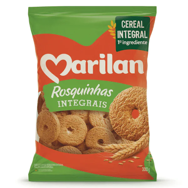 Biscoito Marilan Rosquinha Integral - 300gr - Imagem 1