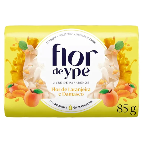 Sabonete Flor de Ypê Flor de Laranjeira - 85gr* - Imagem 1
