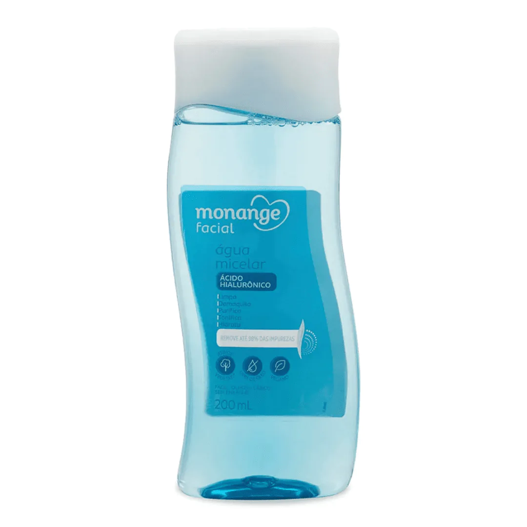 Água Micelar Monange com Hialurônico - 200ml - Imagem 1