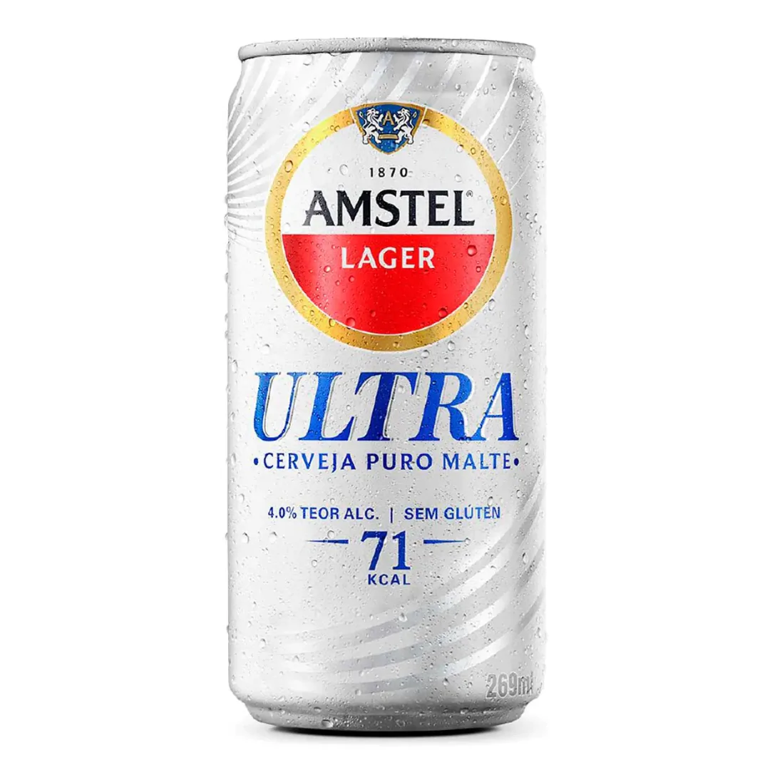 Cerveja Sem Glúten Amstel Ultra - 269ml - Imagem 1