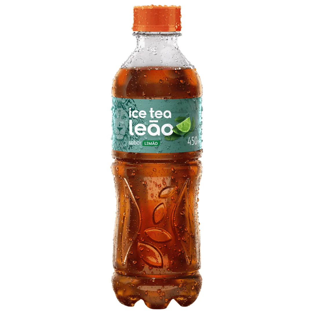 Chá Ice Tea Leão Limão - 450ml-1 Chá Ice Tea Leão Limão - 450ml - Imagem 1
