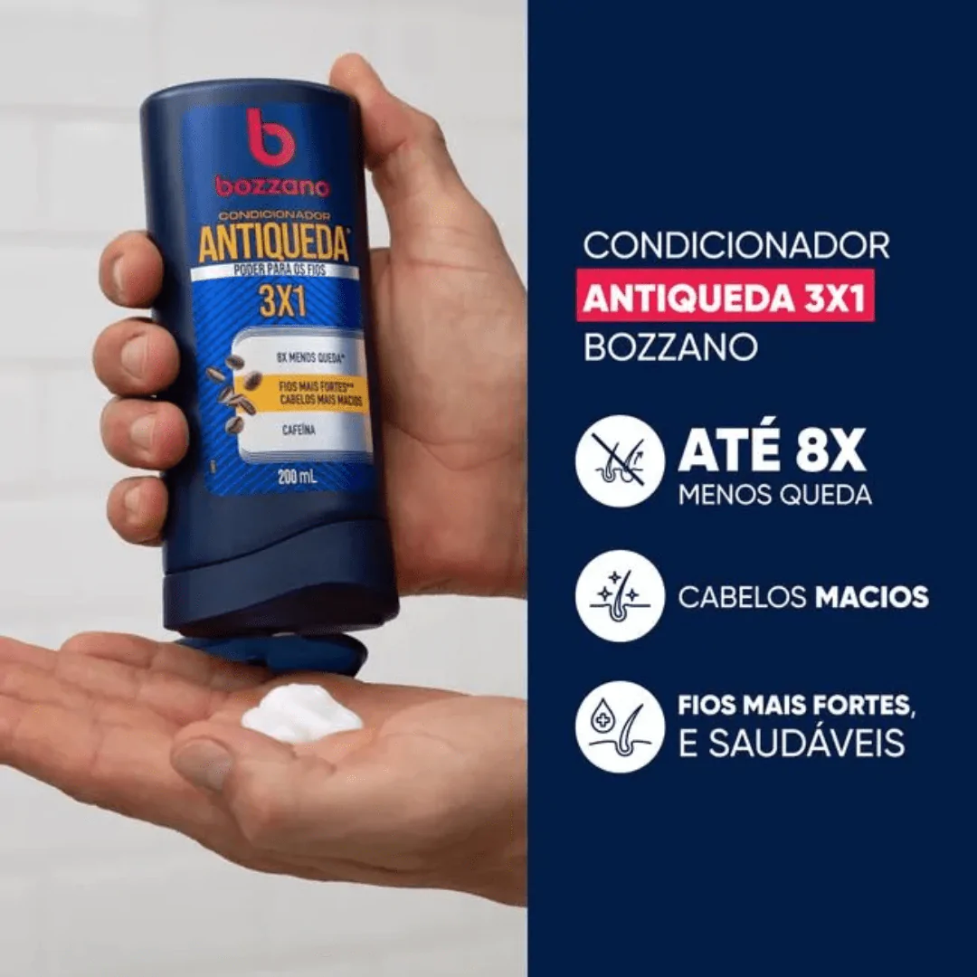Condicionador Bozzano Antiqueda 3 em 1 - 200ml - Imagem 2