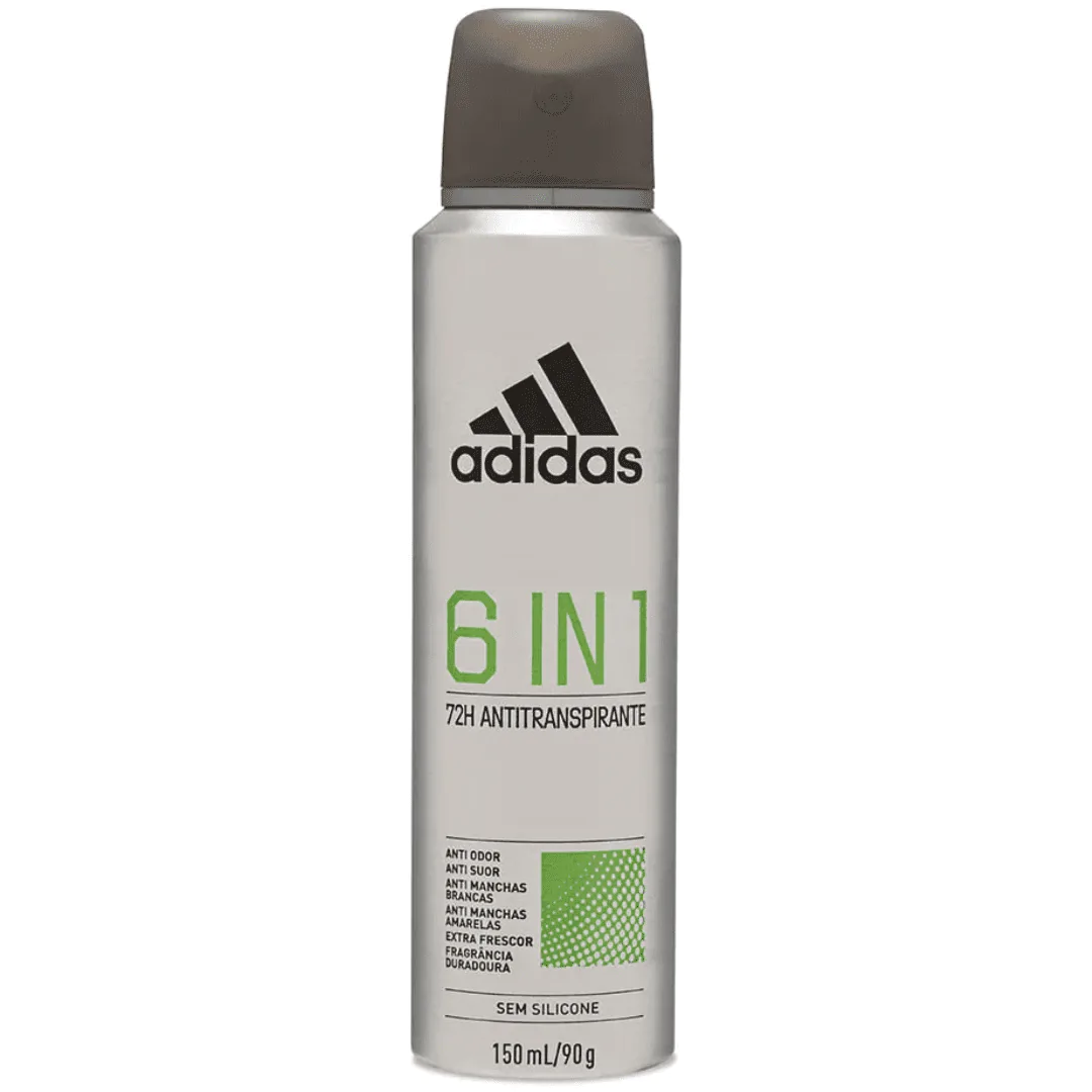 Desodorante Adidas Men 6 em 1 - 150ml - Imagem 1