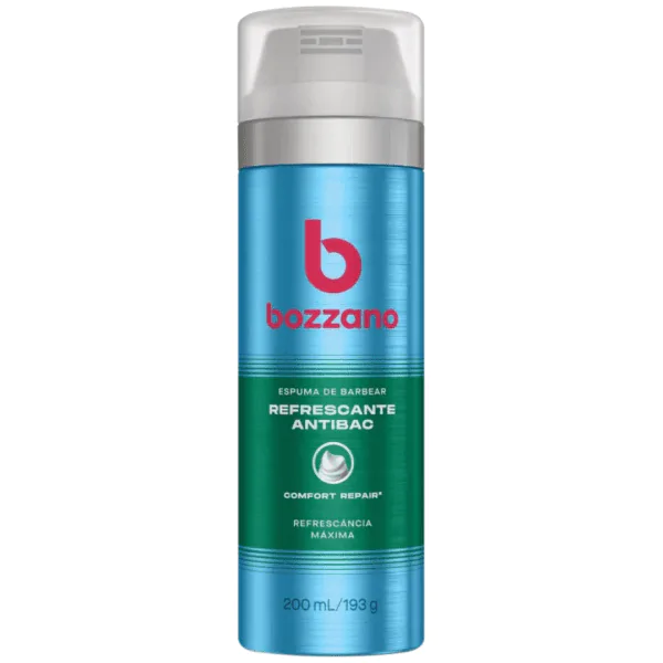 Espuma de Barbear Bozzano Refrescante - 200ml