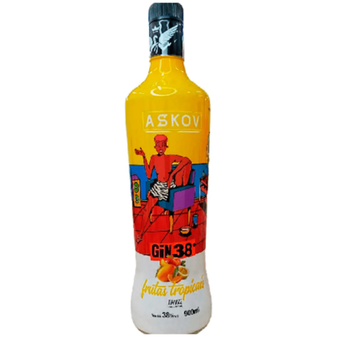 Gin Doce Askov Frutas Tropicais - 900ml - Imagem 1