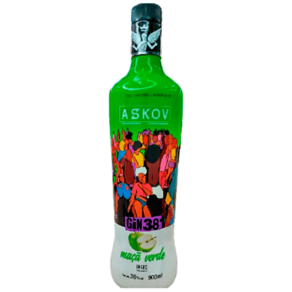 Gin Doce Askov Maçã Verde - 900ml