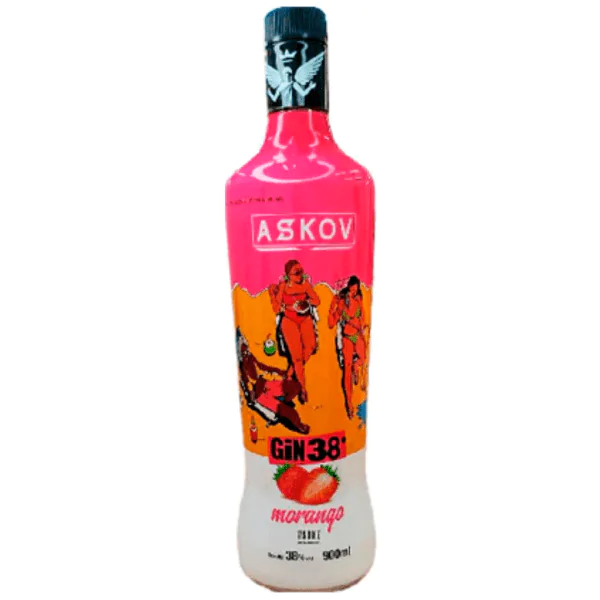Gin Doce Askov Morango - 900ml