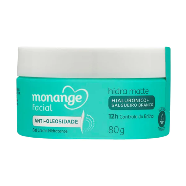 Hidratante Facial Monange Matte com Hialurônico - 80g