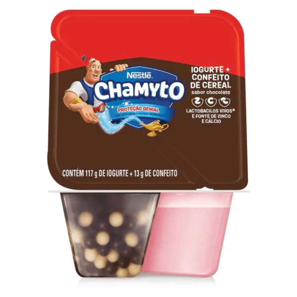 Iogurte Nestlé Chamyto Morango com Cereal - 130gr