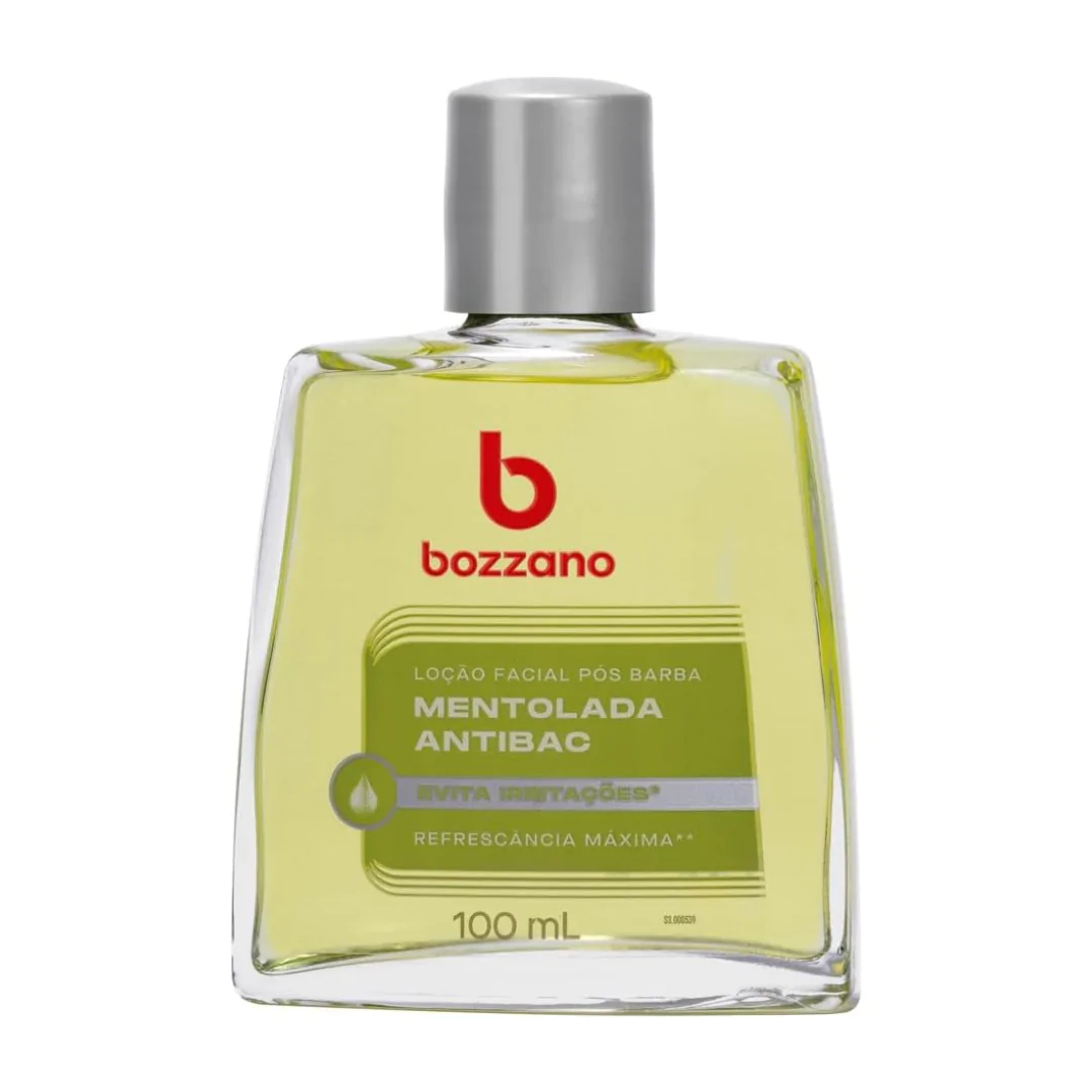 Loção Facial Pós Barba Bozzano Mentolada - 100ml-1 Loção Facial Pós-Barba Bozzano Mentolada - 100ml - Imagem 1