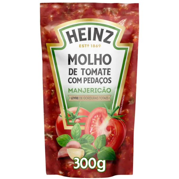 Molho de Tomate Heinz Manjericao - 300gr