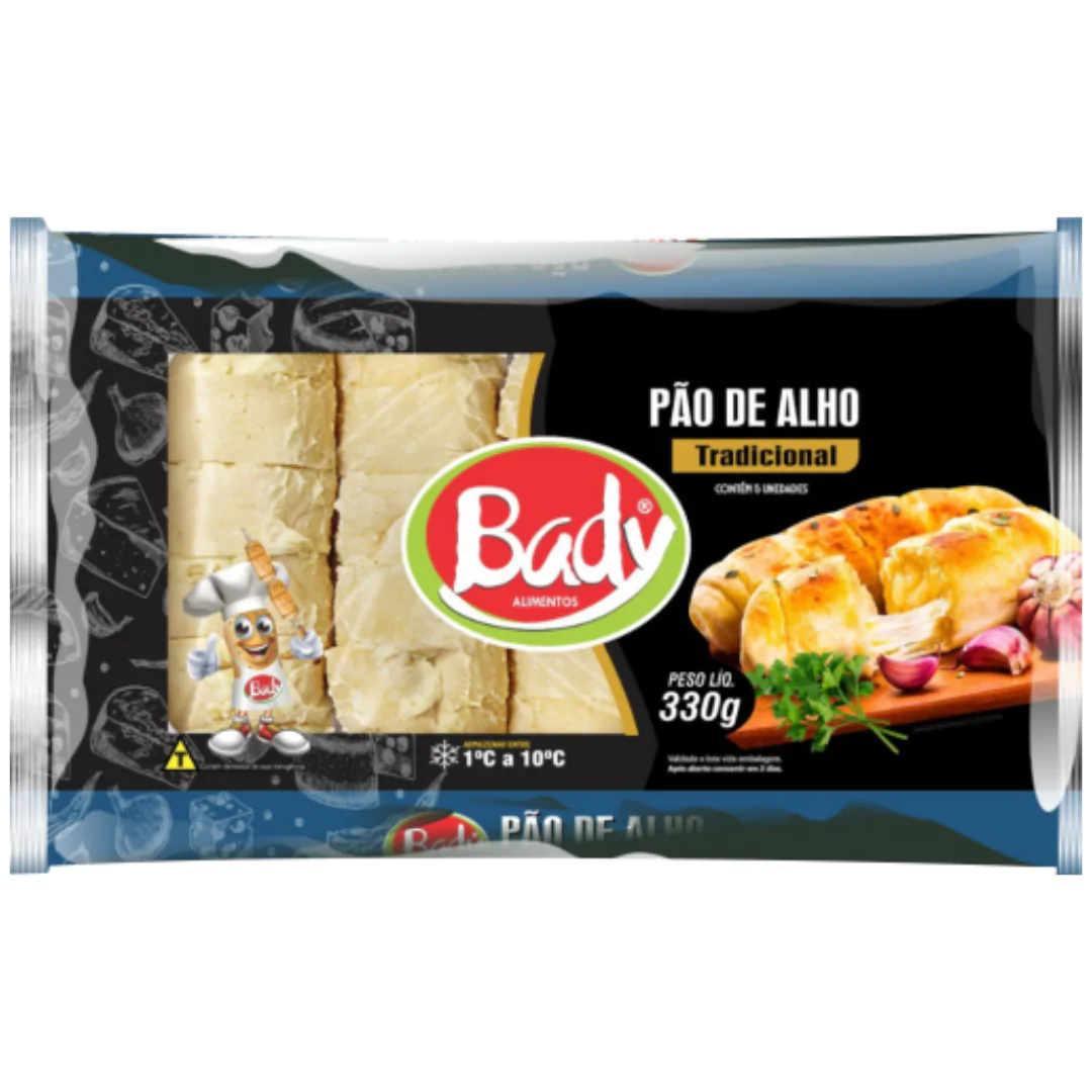 Pão de Alho Bady Tradicional - 330gr - Imagem 1
