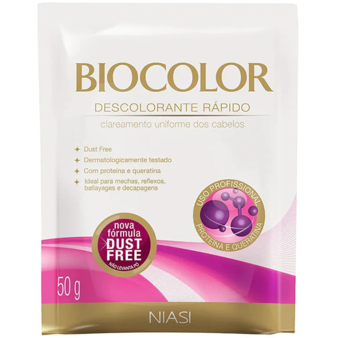 Pó Descolorante Biocolor Proteína e Queratina - 50g - Imagem 1