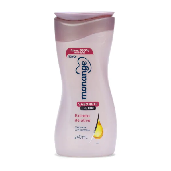 Sabonete Líquido Monange Extrato de Oliva - 240ml