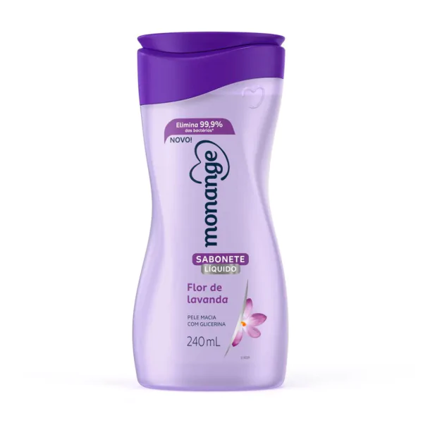 Sabonete Líquido Monange Flor de Lavanda - 240ml