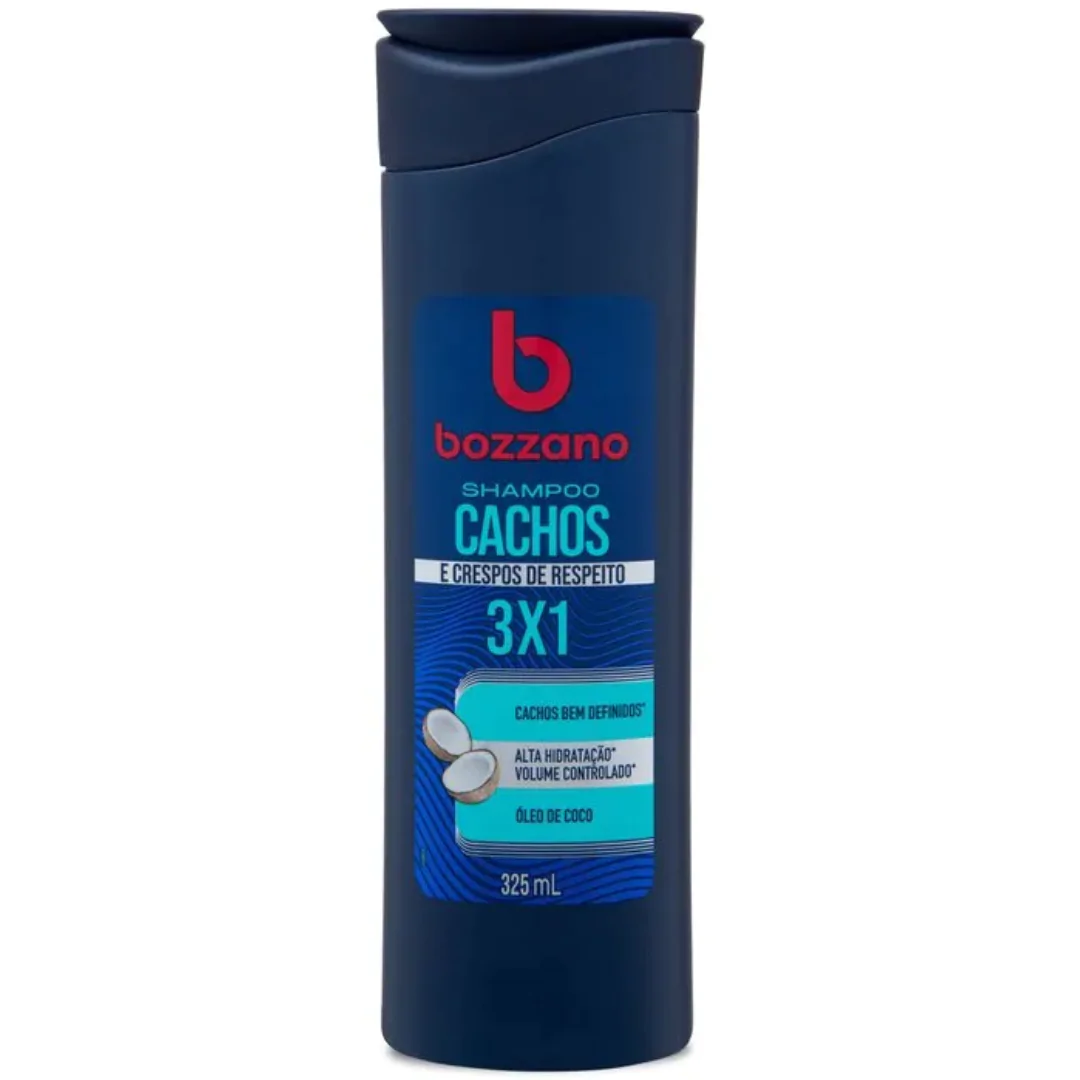 Shampoo Bozzano Cachos e Crespos 3 em 1 - 325ml - Imagem 1