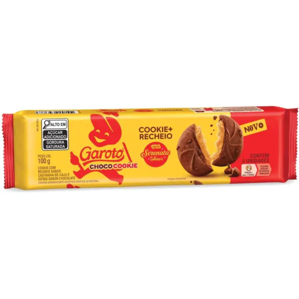 Chococookie Garoto Recheio Serenata - 100gr