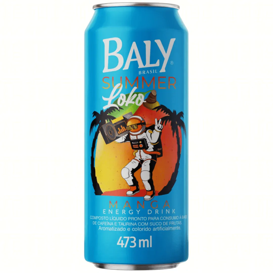 Energético Baly Manga Summer Loko - 473ml - Imagem 1