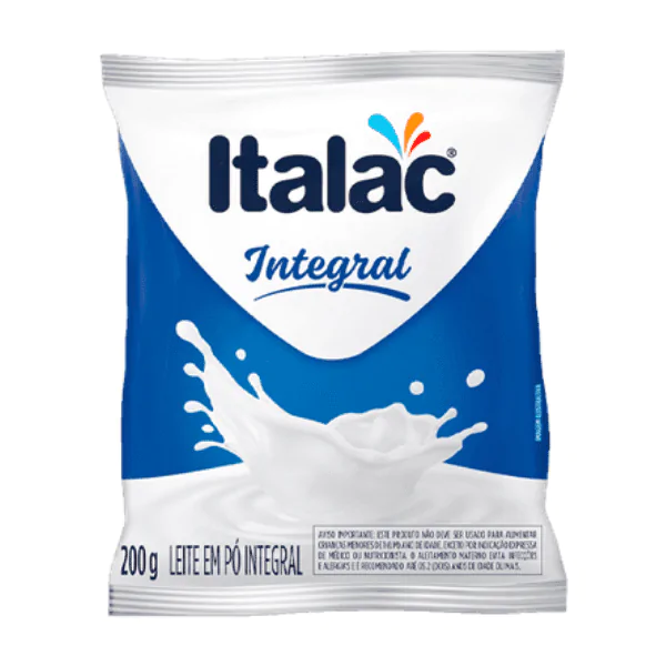 Leite em Pó Integral Italac - 200gr-1 Leite em Pó Integral Italac - 200gr - Imagem 1