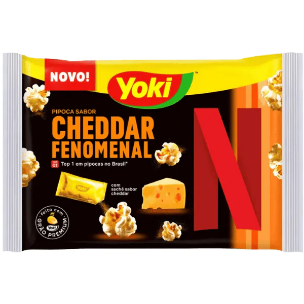 Pipoca Microondas Yoki Cheddar Fenomenal - 95gr
