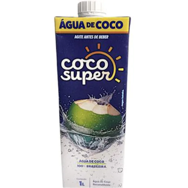 Água de Coco CocoSuper- 1L - Imagem 1
