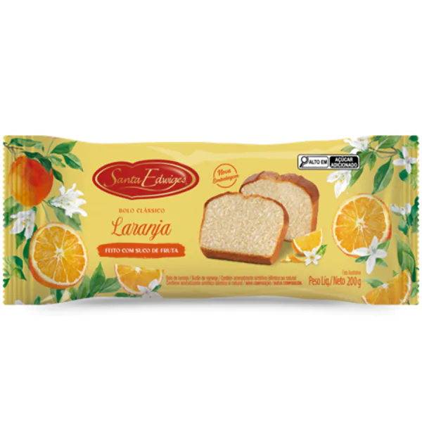 Bolo Santa Edwiges Laranja - 250gr - Imagem 1