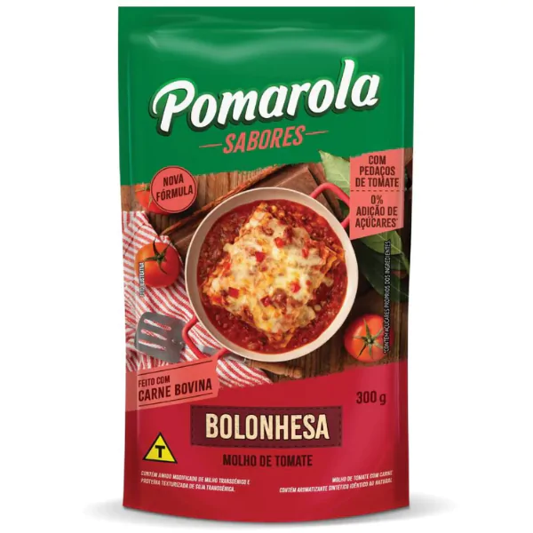 Molho de Tomate Pomarola Bolonhesa - 300gr - Imagem 1