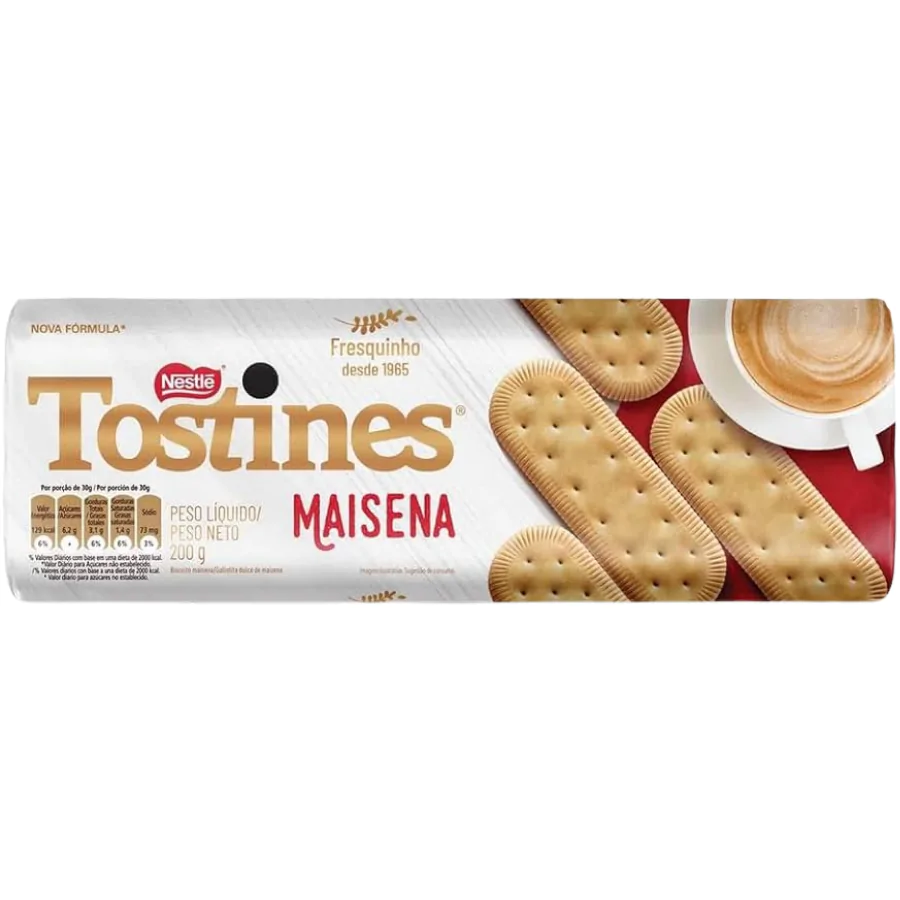 Biscoito Maisena Nestlé Tostines - 200gr - Imagem 1
