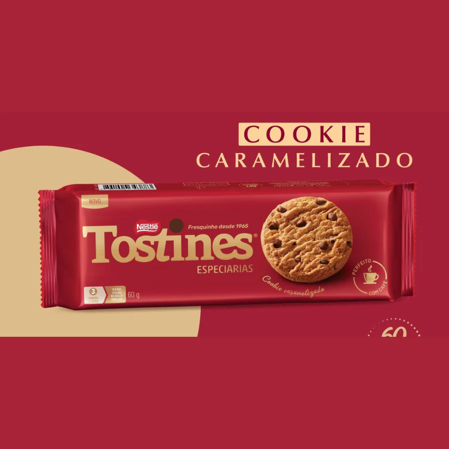 Cookie Nestlé Tostines Especiarias - 60gr - Imagem 2