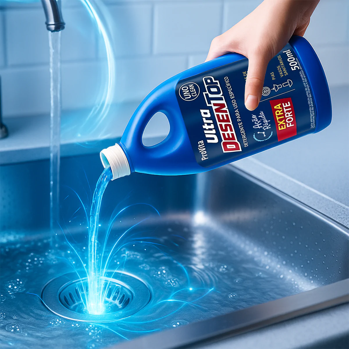 Desentupidor Extra Forte Ultra DesenTop ProVita - 500ml - Imagem 2