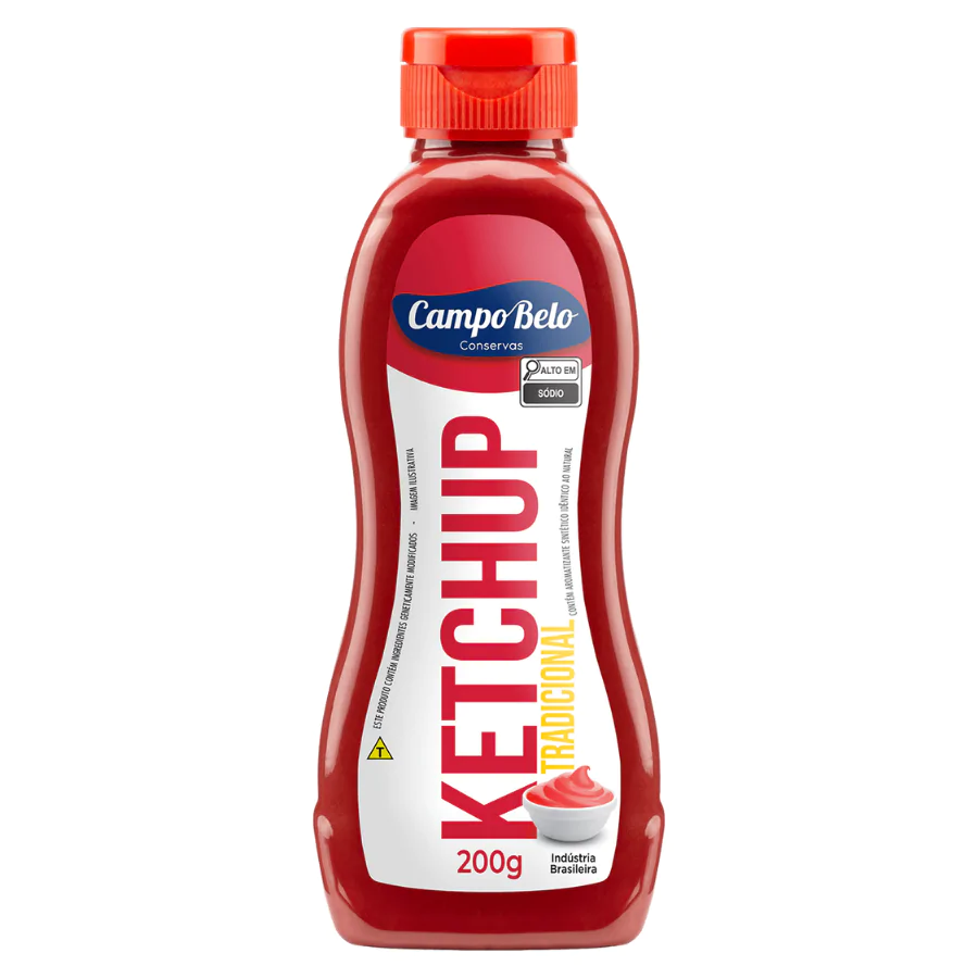 Ketchup Campo Belo Tradicional - 200gr - Imagem 1