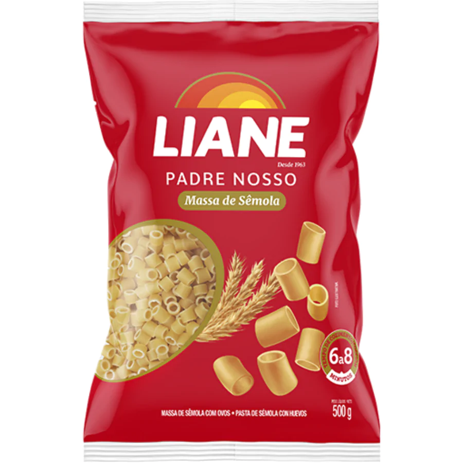 Macarrão Liane Padre Nosso - 500gr - Imagem 1